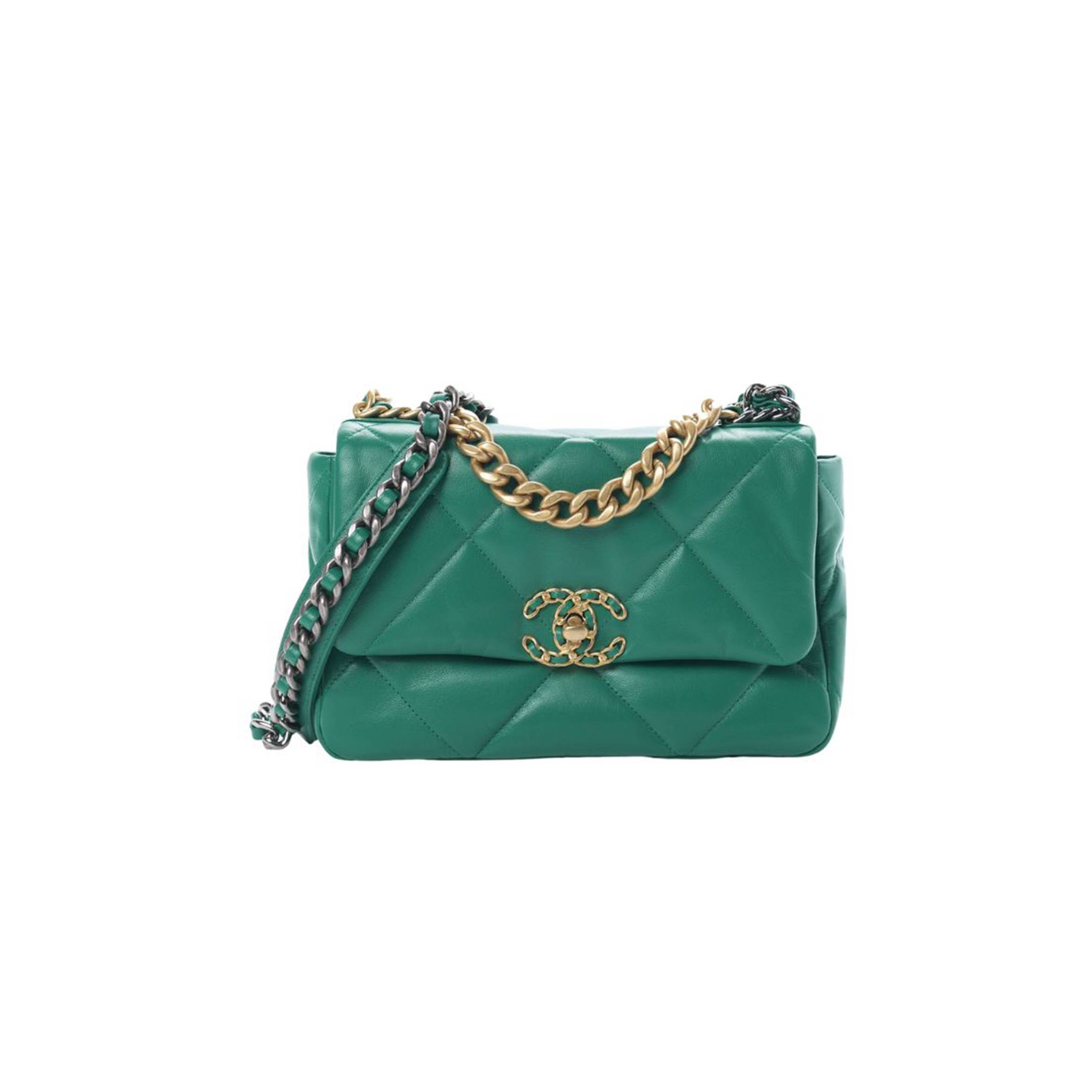 Ch*el 19 handbag as1160 b04852 nm378 (26*16*9cm)